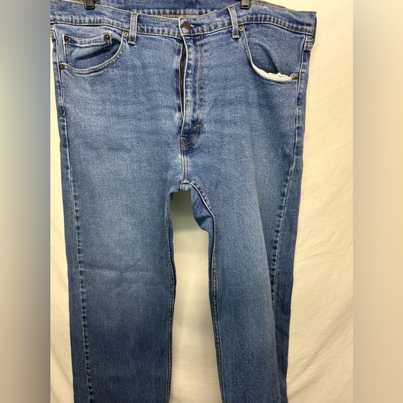 Levi's 505 Men Jeans 40X29 Denim Straight Leg‎ Regular Fit Medium Wash Mid Rise - Picture 7 of 16